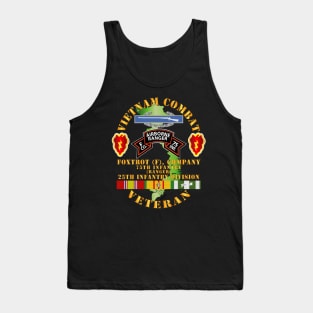 Vietnam Combat Vet - F Co 75th Infantry (Ranger) - 25th ID SSI Tank Top